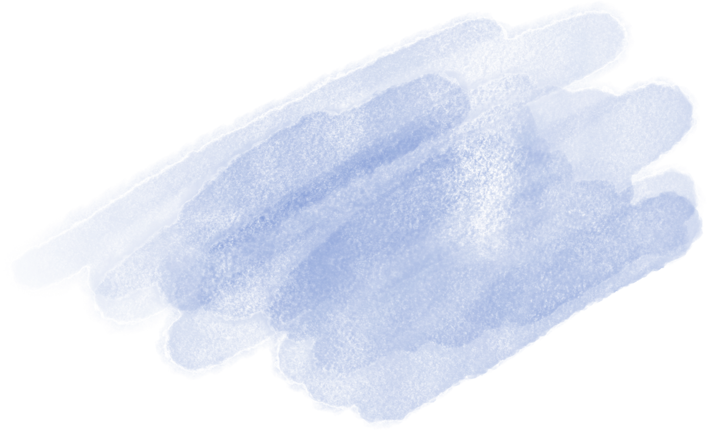 Blue watercolor brush